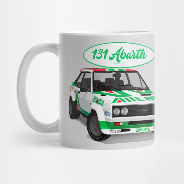 Fiat 131 Abarth Alitalia by PjesusArt